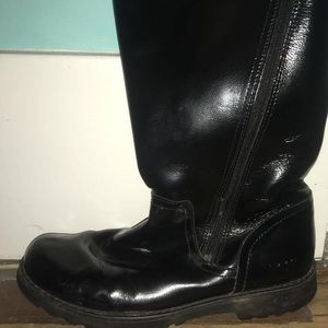 Ugg Amilia black patent leather boots